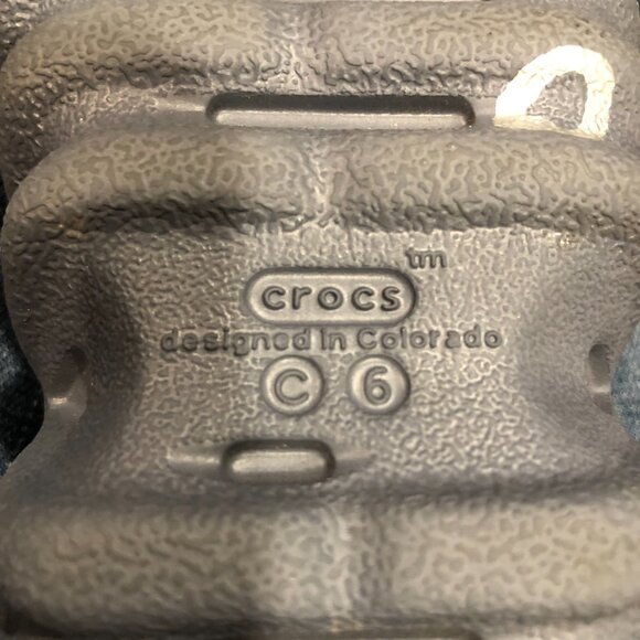 Crocs Echo Clogs, Gray, size C6 - Picture 7 of 7